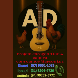 projeto coração 100 por cento caipira